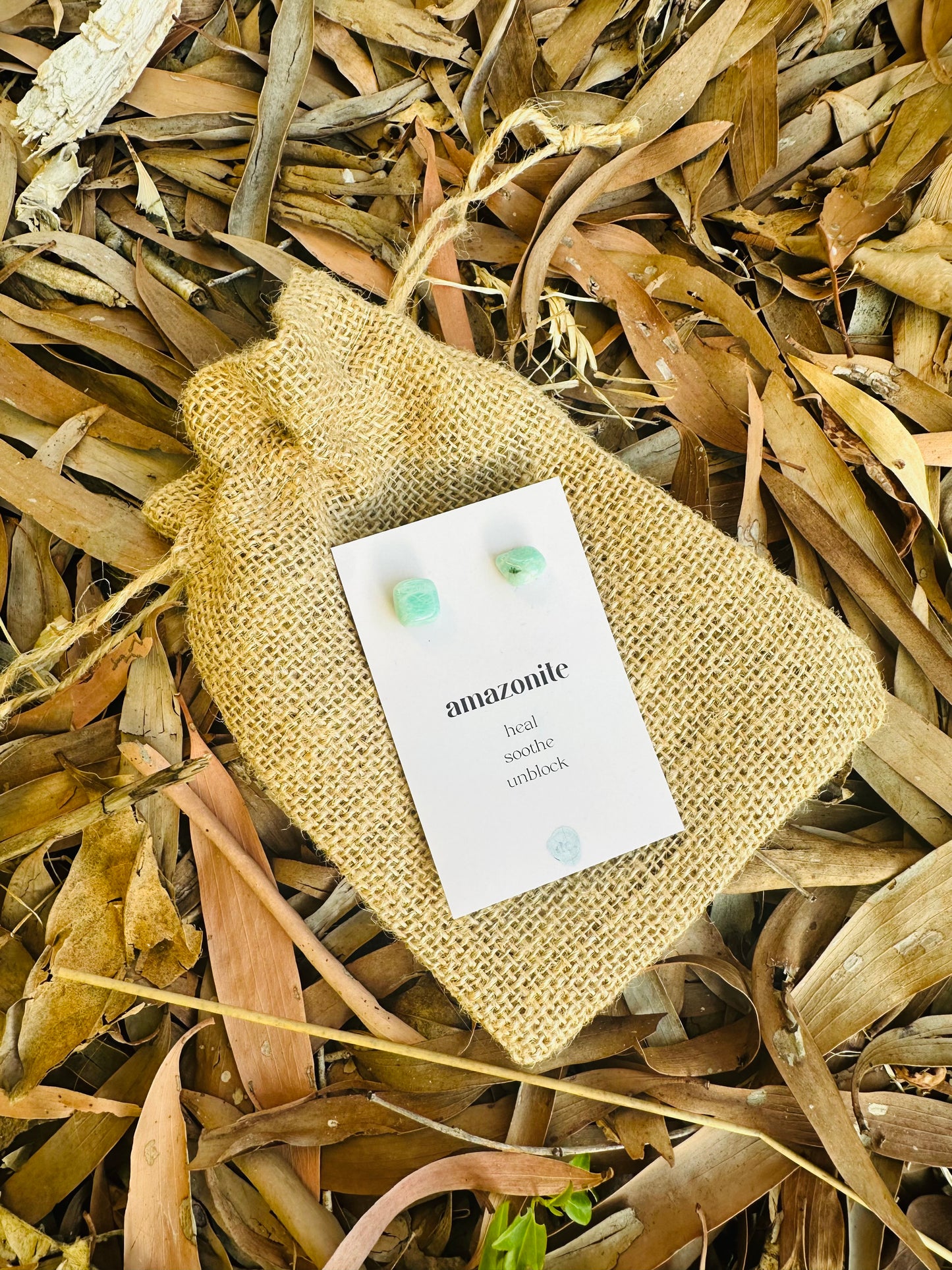 Crystal Earrings ✨ Golden Obsidian