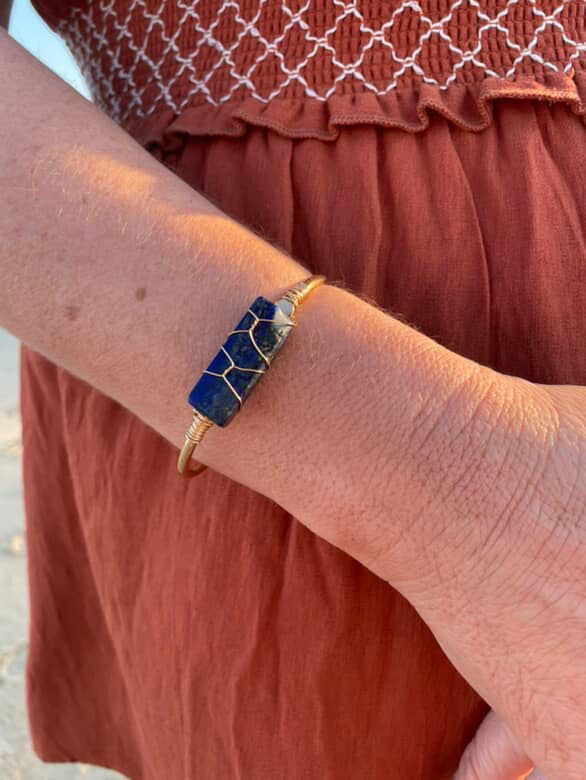 Crystal Cuff ✨ Lapis Lazuli