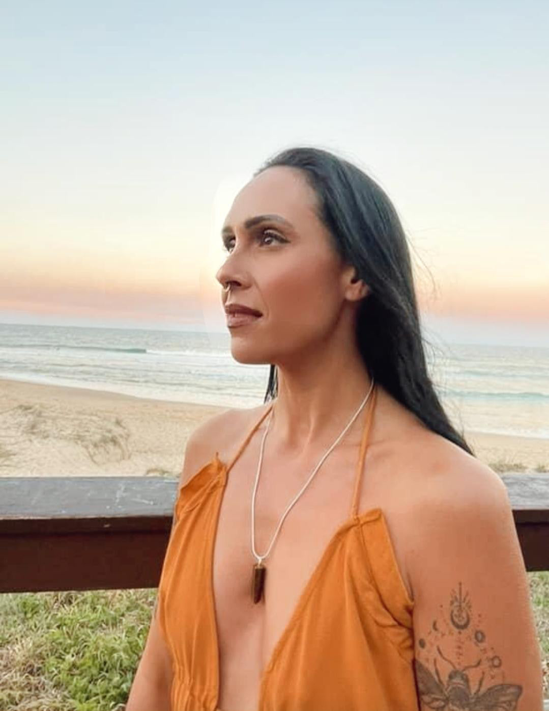 Crystal Necklace ✨ Tigers Eye 🇧🇷