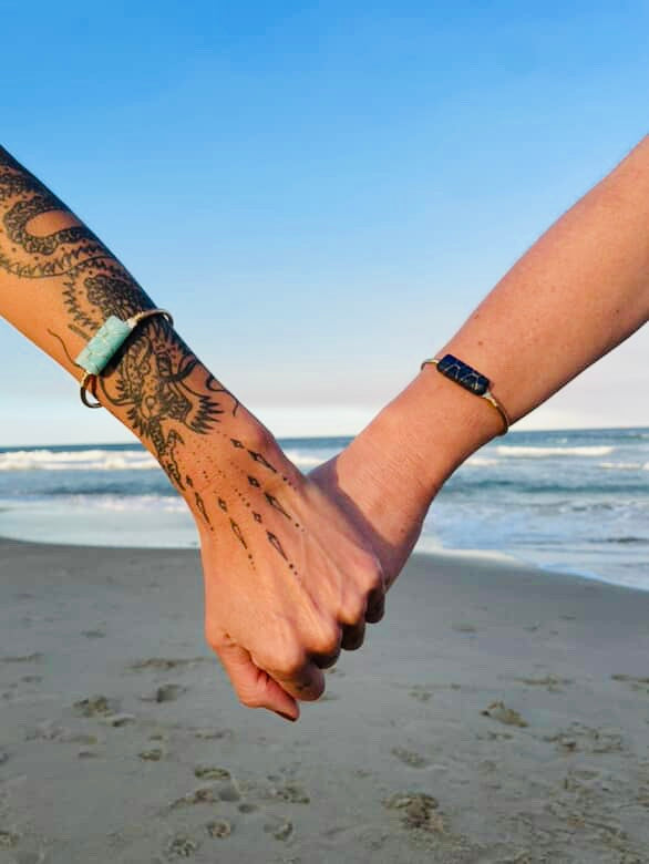 Crystal Cuff ✨ Amazonite