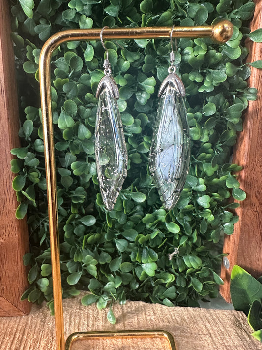 Goddess Earrings ✨ Resin Wings 🪽