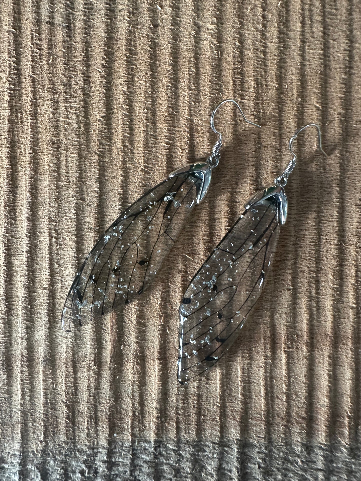 Goddess Earrings ✨ Resin Wings 🪽