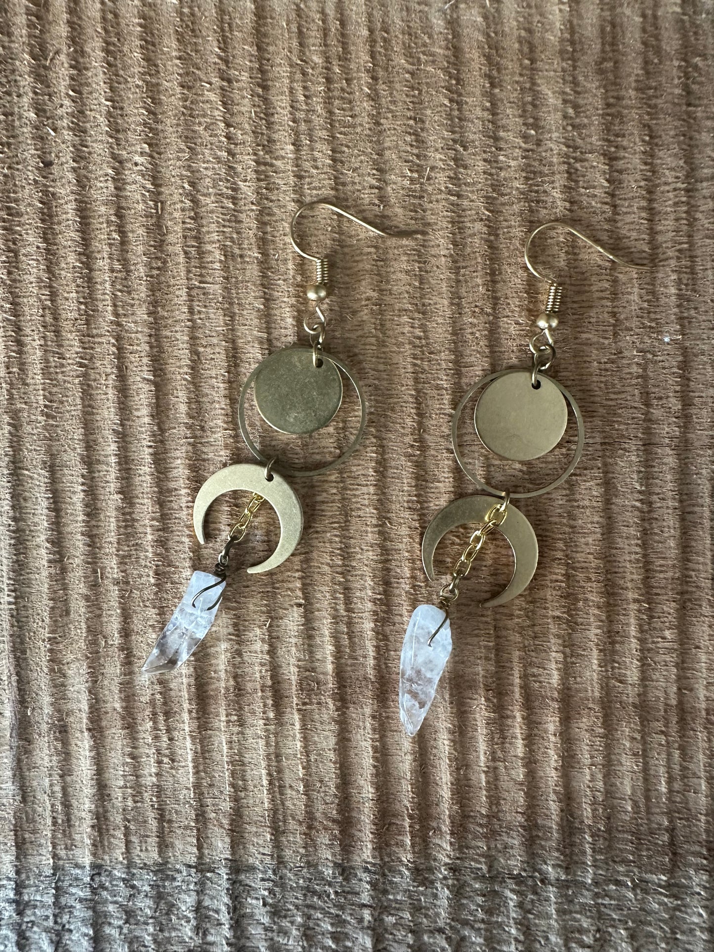 Crystal Earrings ✨ Gold Galaxy