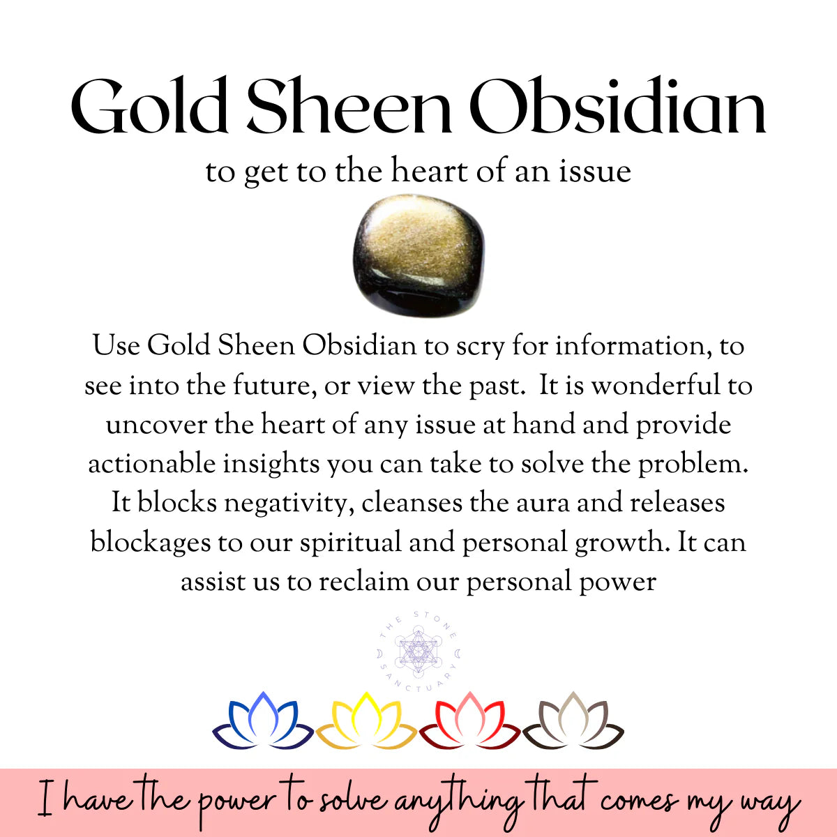 Crystal Earrings ✨ Golden Obsidian