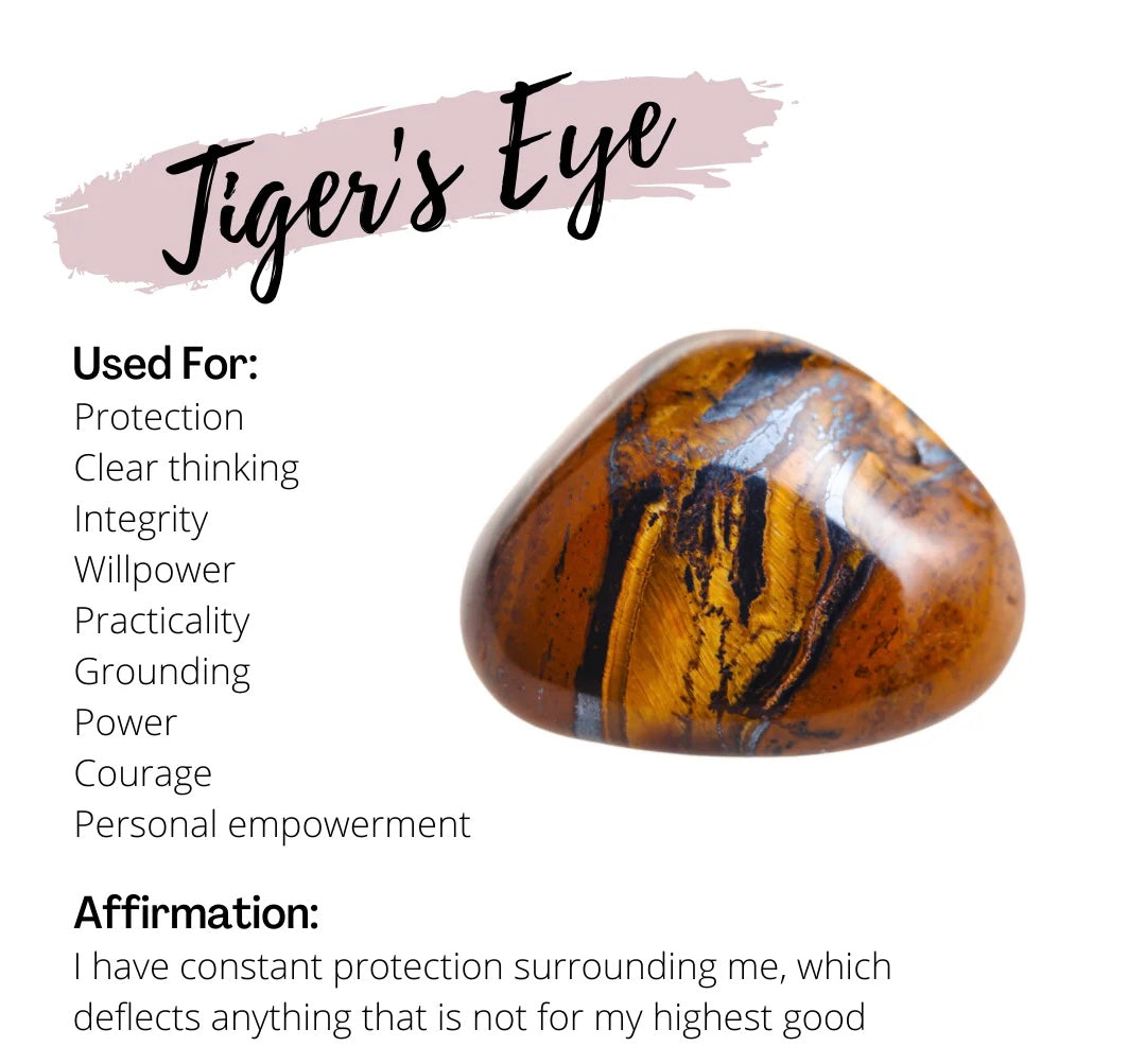 Crystal Earrings ✨ Tigers Eye