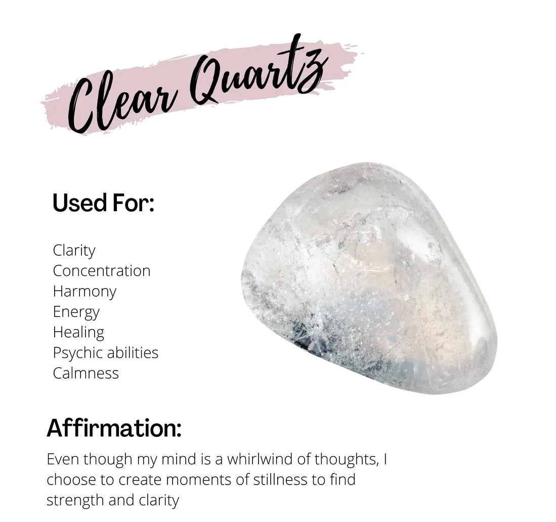 Crystal Necklace ✨ Clear Quartz