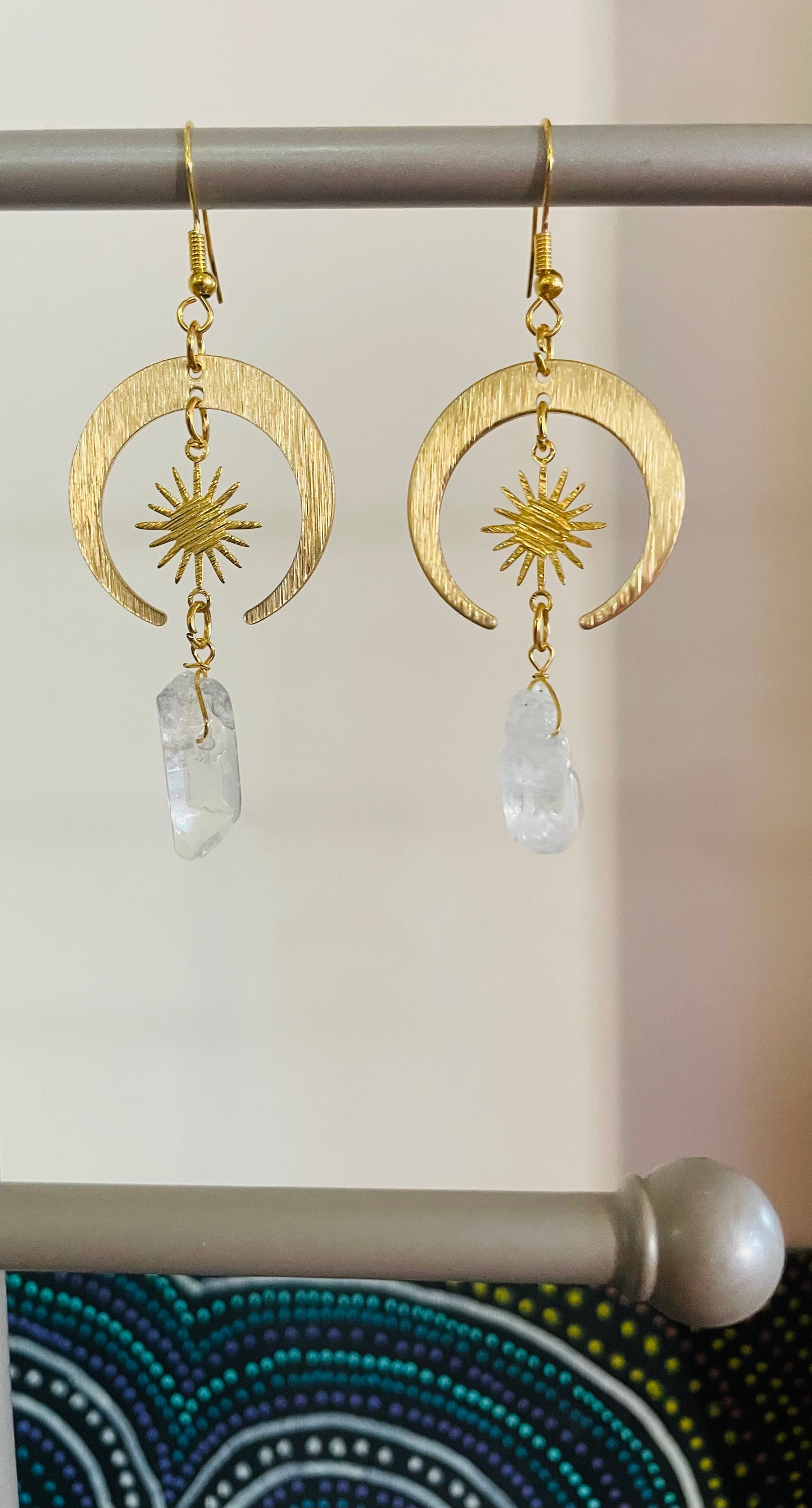 Crystal Earrings ✨ Clear Quartz