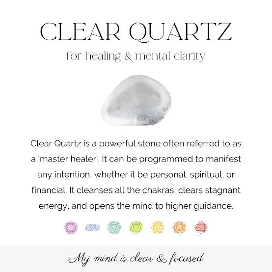 Crystal Earrings ✨ Clear Quartz