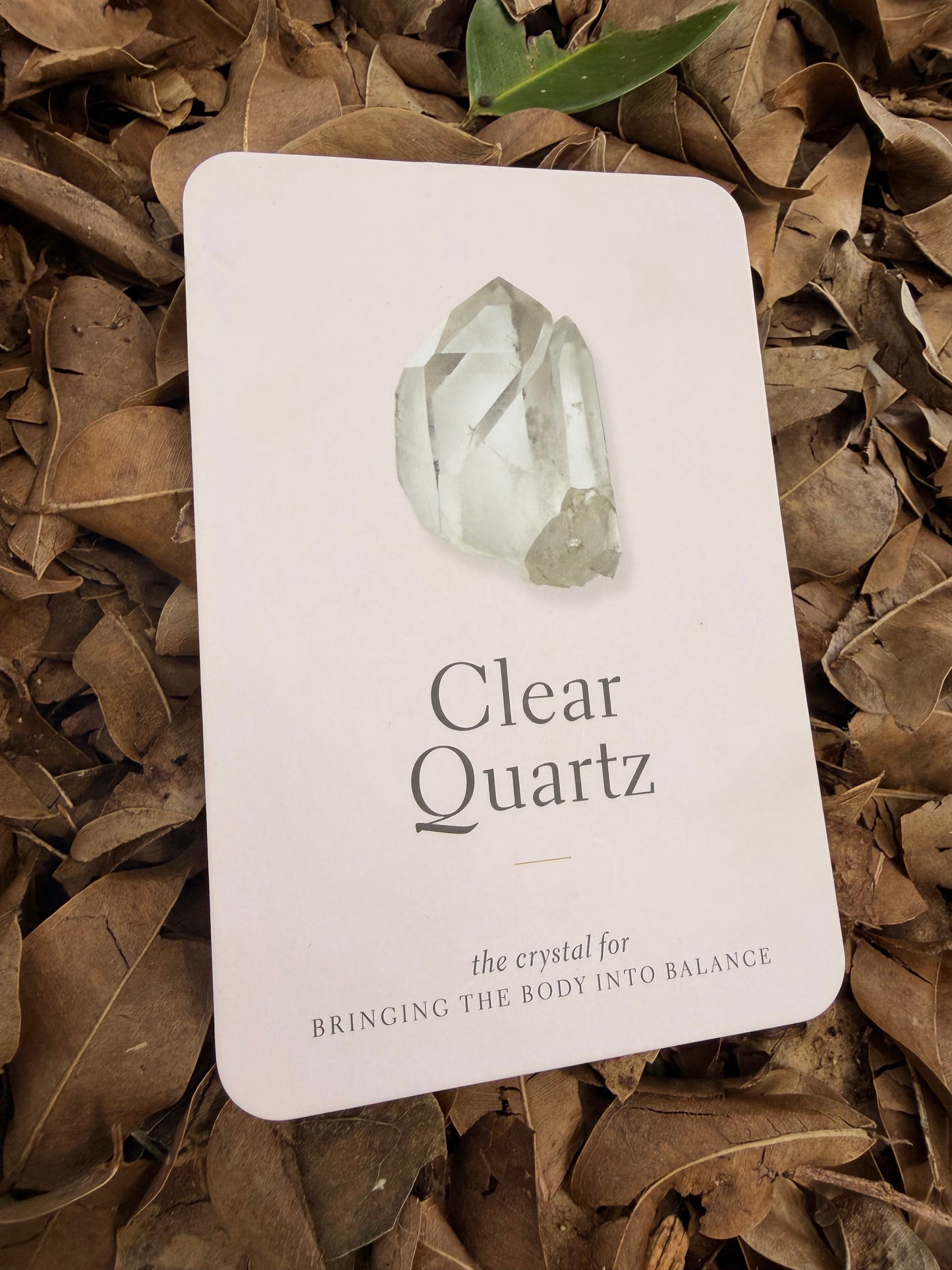 Crystal Cuff ✨ Clear Quartz ✨ Silver