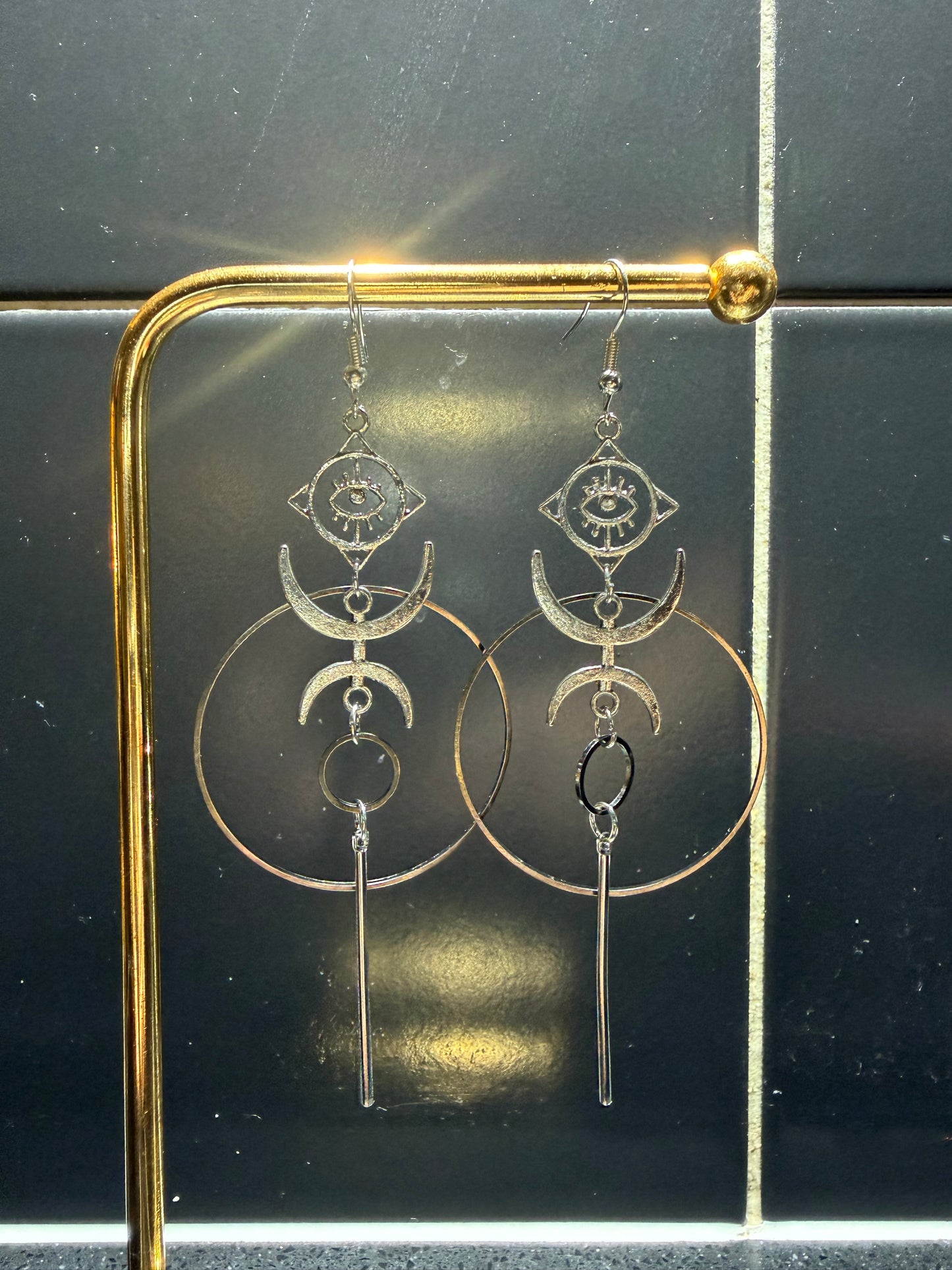 Goddess Earrings ✨ Evil Eye 🧿