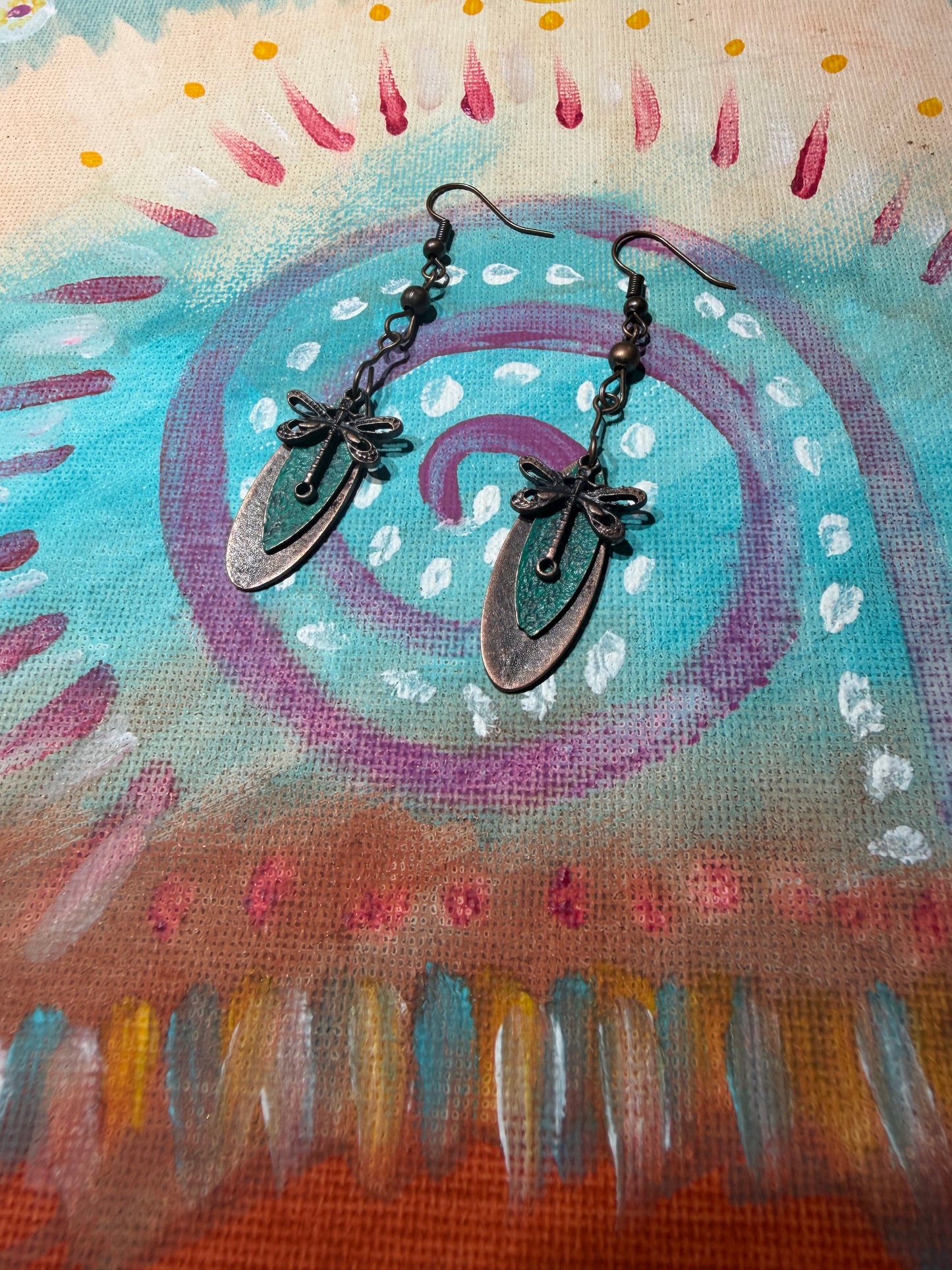 Goddess Earrings ✨ Dragonfly 🪽