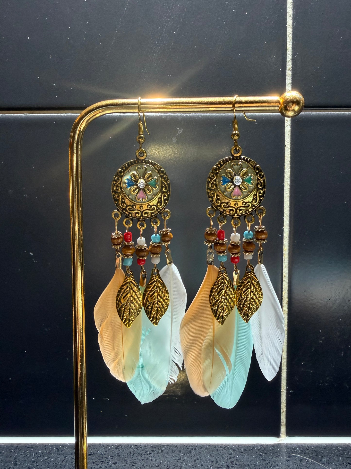 Bohemian Feather  Earrings 🪶 Faith