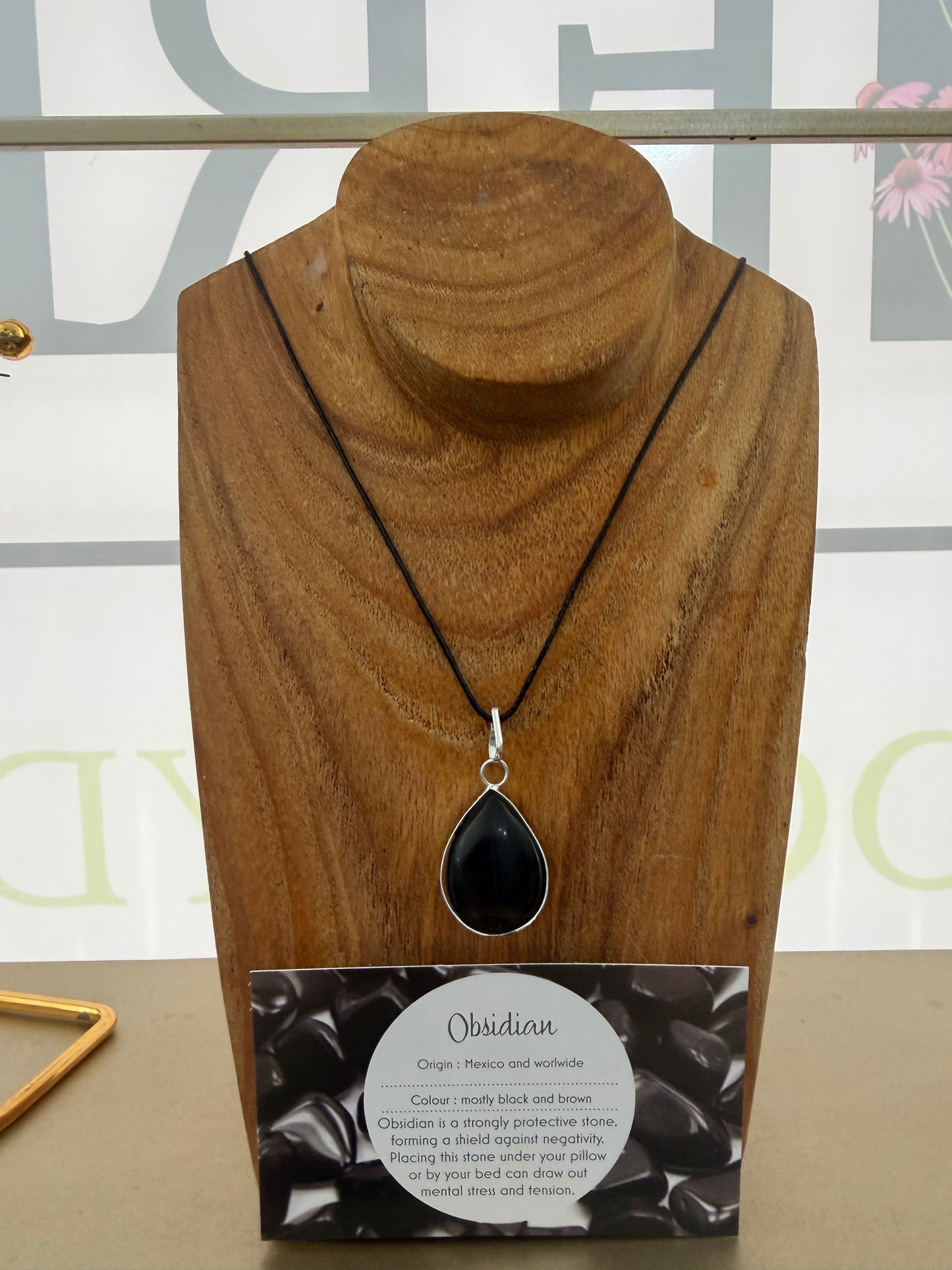 Crystal Necklaces ✨ Obsidian 🖤