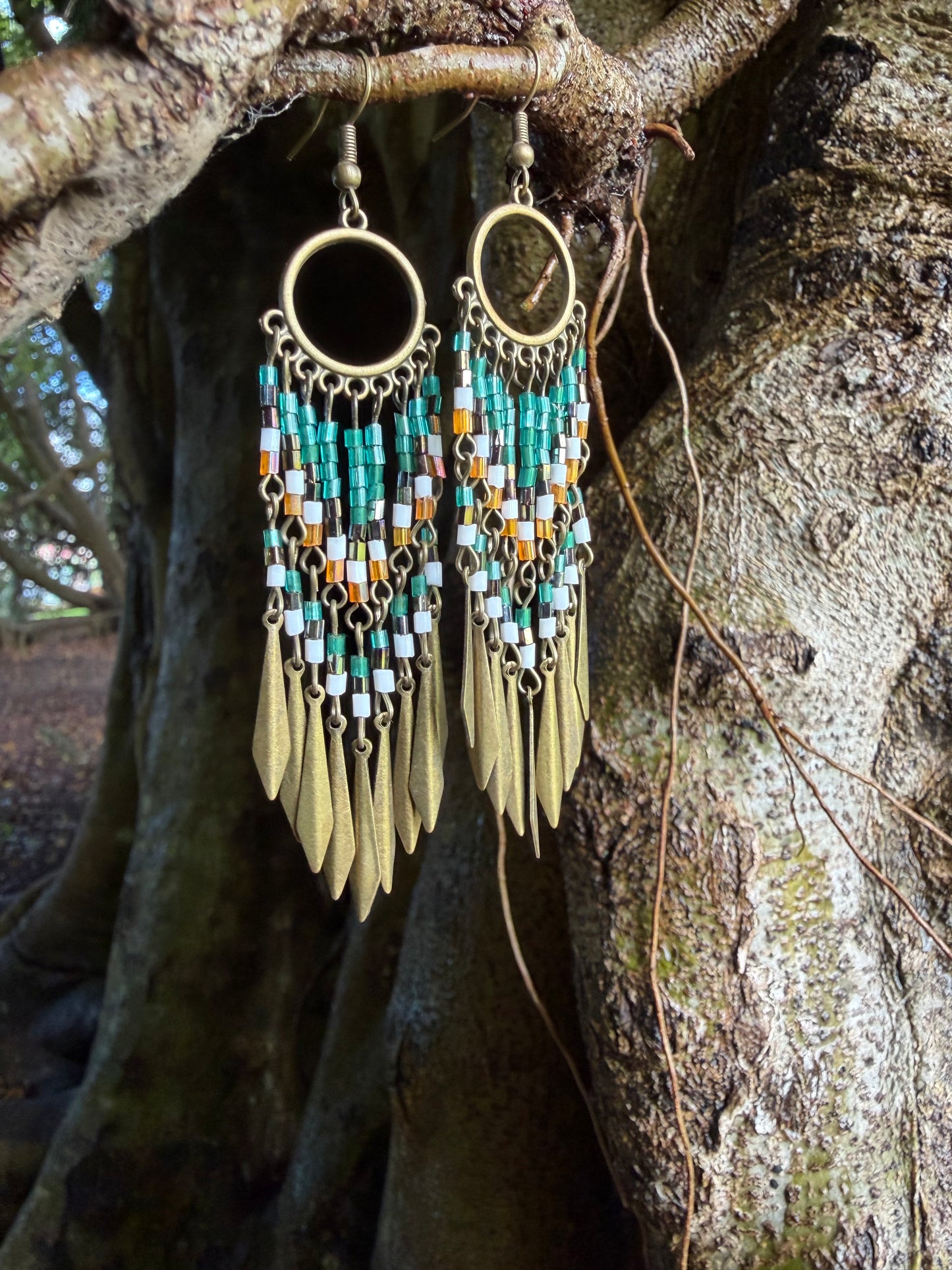 Goddess Earrings ✨ Boho Beads