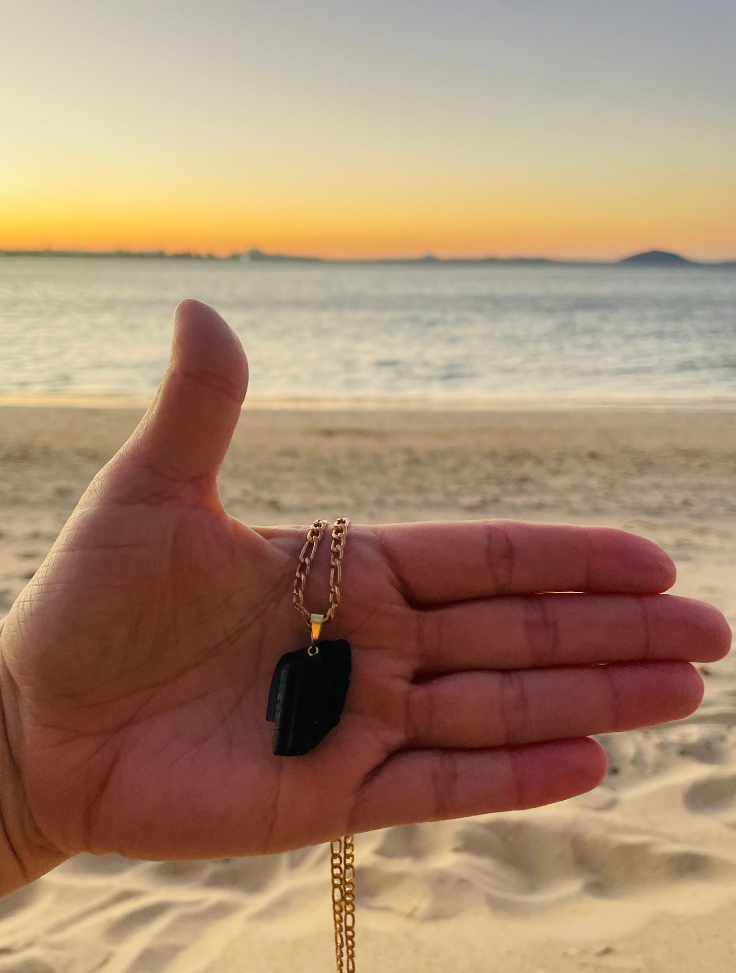 Crystal Necklace ✨ Black Tourmaline 🇧🇷