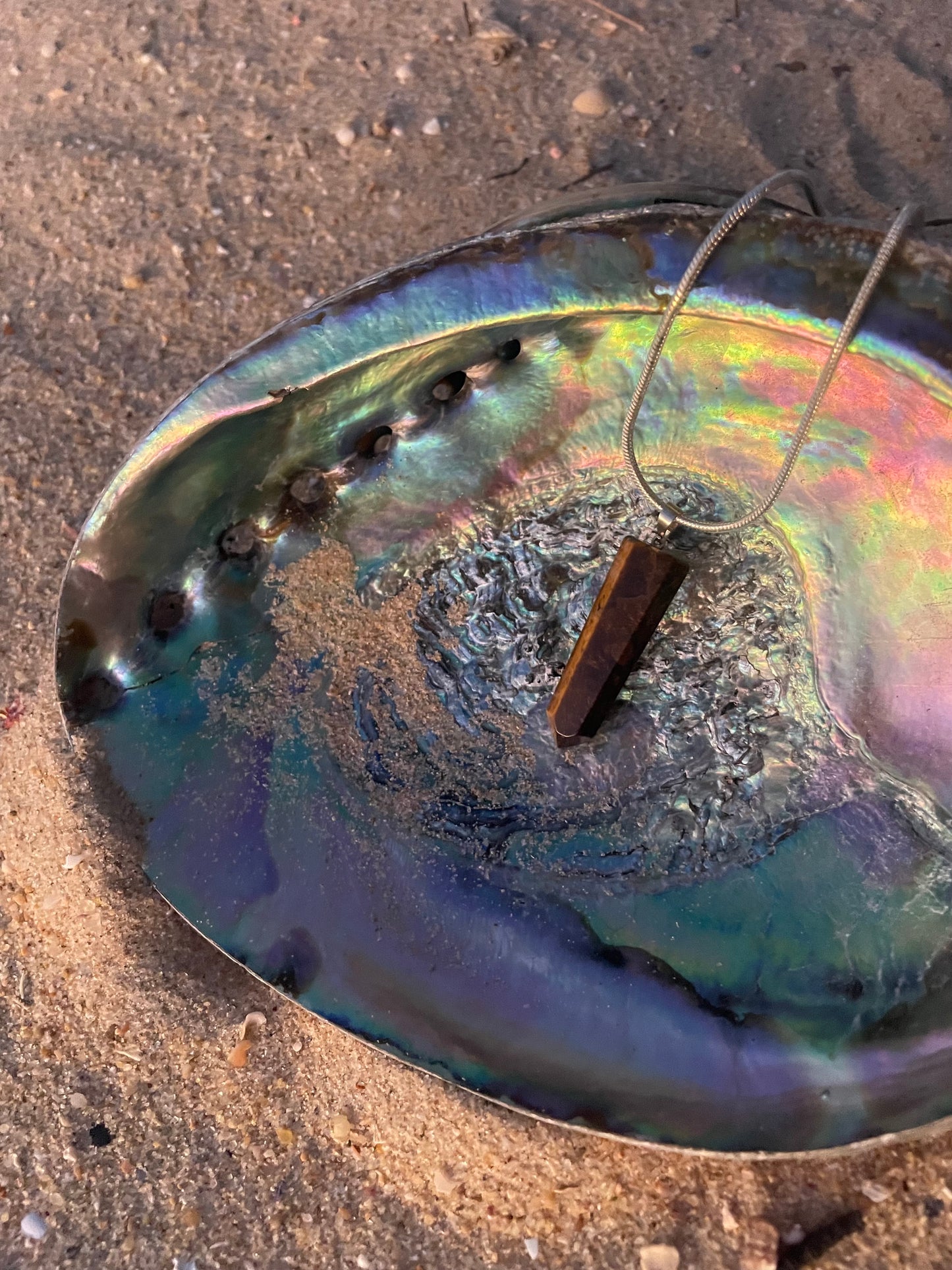 Crystal Necklace ✨ Tigers Eye 🇧🇷