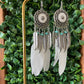 Bohemian Feather Earrings 🪶 Dove
