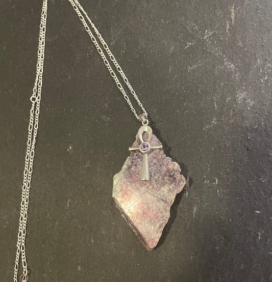 Crystal Necklace ✨ Lepidolite