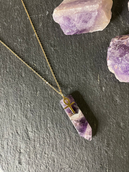 Crystal Necklace ✨ Amethyst