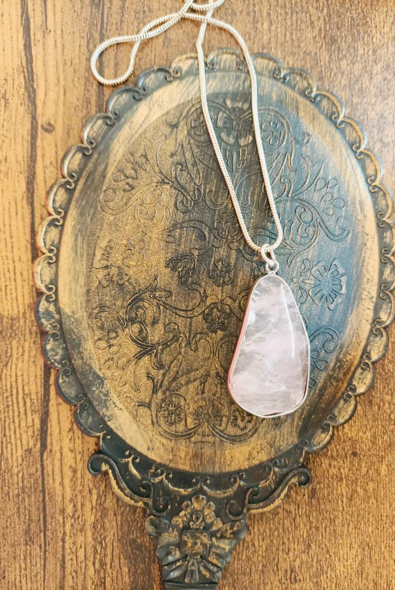 Crystal Necklace ✨ Rose Quartz