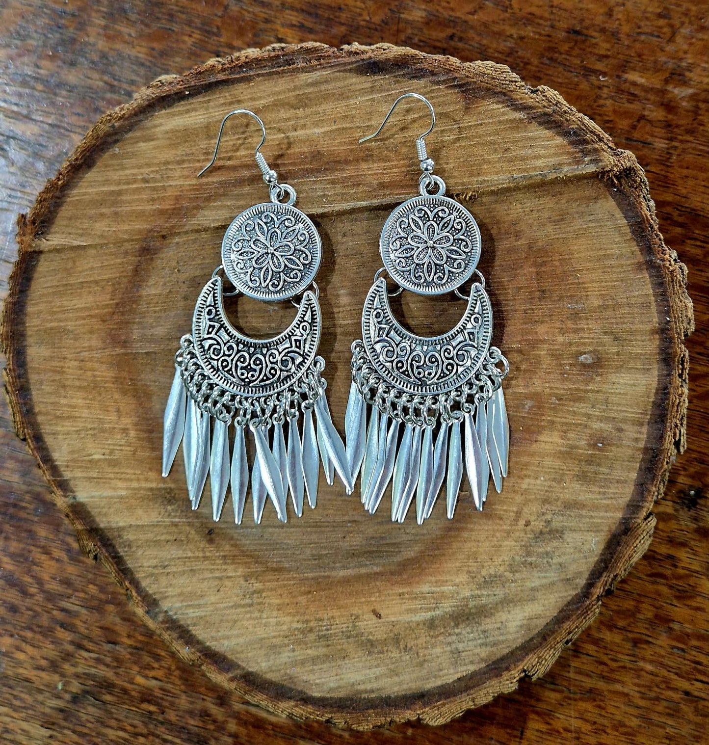Bohemian Earrings ✨ Antique Silver